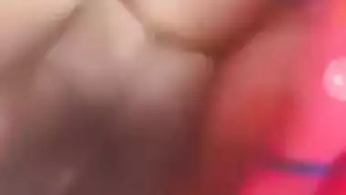 Today Exclusive- Desi Girl Showing Her Boobs And Pussy Fingerring On Video Call Part 2