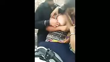 Hot large billibongs desi legal age teenager beauty receives her tits crammed in threesome!
