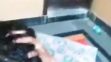 Village couple romantic foreplay