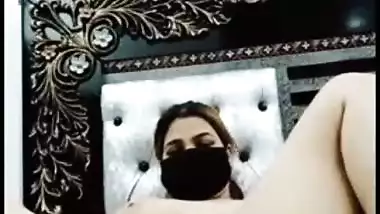 Made on demand XXX clip of Desi porn model showing her plump booty