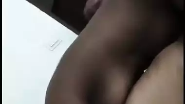 Dusky Tamil girl sex with boyfriend after romancing