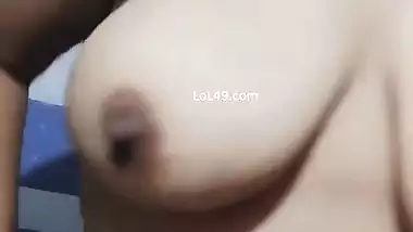 Big boobs horny wife nude selfie for ex-boyfriend