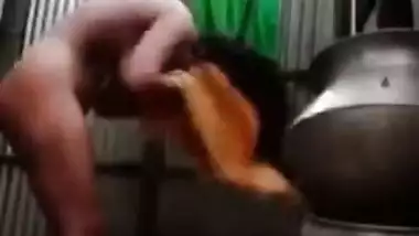 Young village girl shows her naked XXX body to Desi BF in the shower